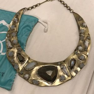 Kendra Scott Mira Jewel Collar Necklace with Drusy